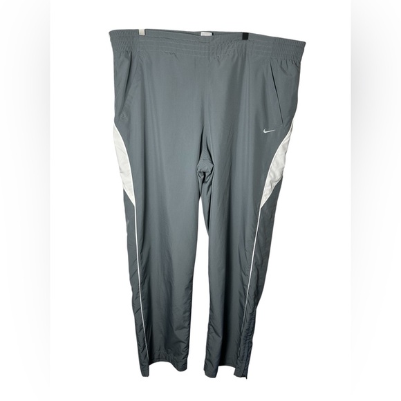 Nike Men’s Gray White Track Pants XL | Athletic Running Joggers Training - Picture 1 of 7